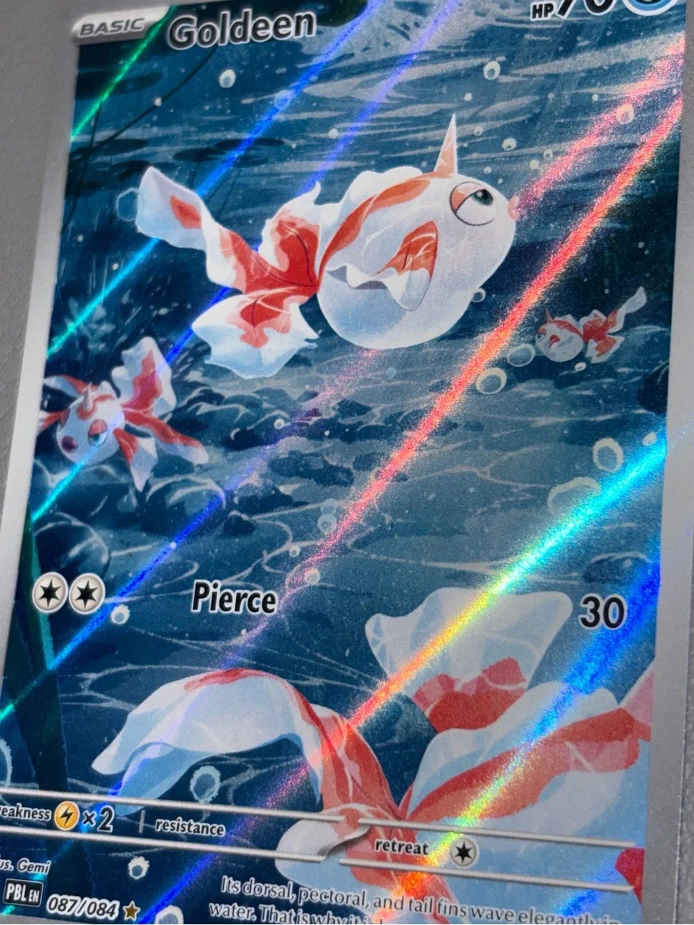 Goldeen 087/084 Illustration Rare ME05 Pitch Black Pokemon TCG NM 2026